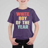 White Boy Of The Year T Shirt For Kid Funny Statement