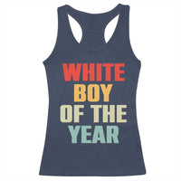 White Boy Of The Year Racerback Tank Top Funny Statement