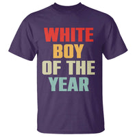 White Boy Of The Year T Shirt Funny Statement