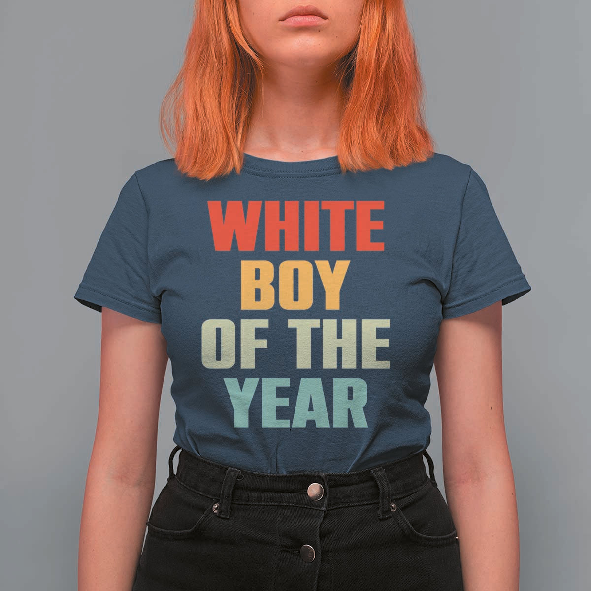 White Boy Of The Year T Shirt For Women Funny Statement