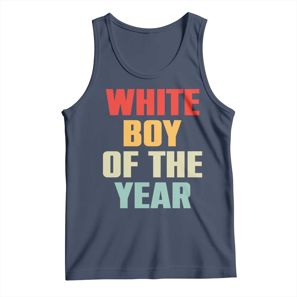 White Boy Of The Year Tank Top Funny Statement