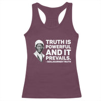 Sojourner Truth Quote Racerback Tank Top Truth is Powerful and It Prevails