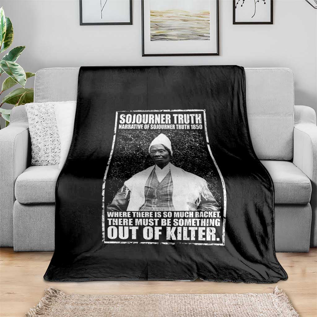 Sojourner Truth Quote Throw Blanket Black History Month