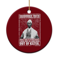 Sojourner Truth Quote Ceramic Ornament Black History Month