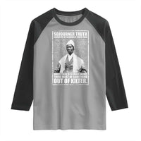 Sojourner Truth Quote Raglan Shirt Black History Month