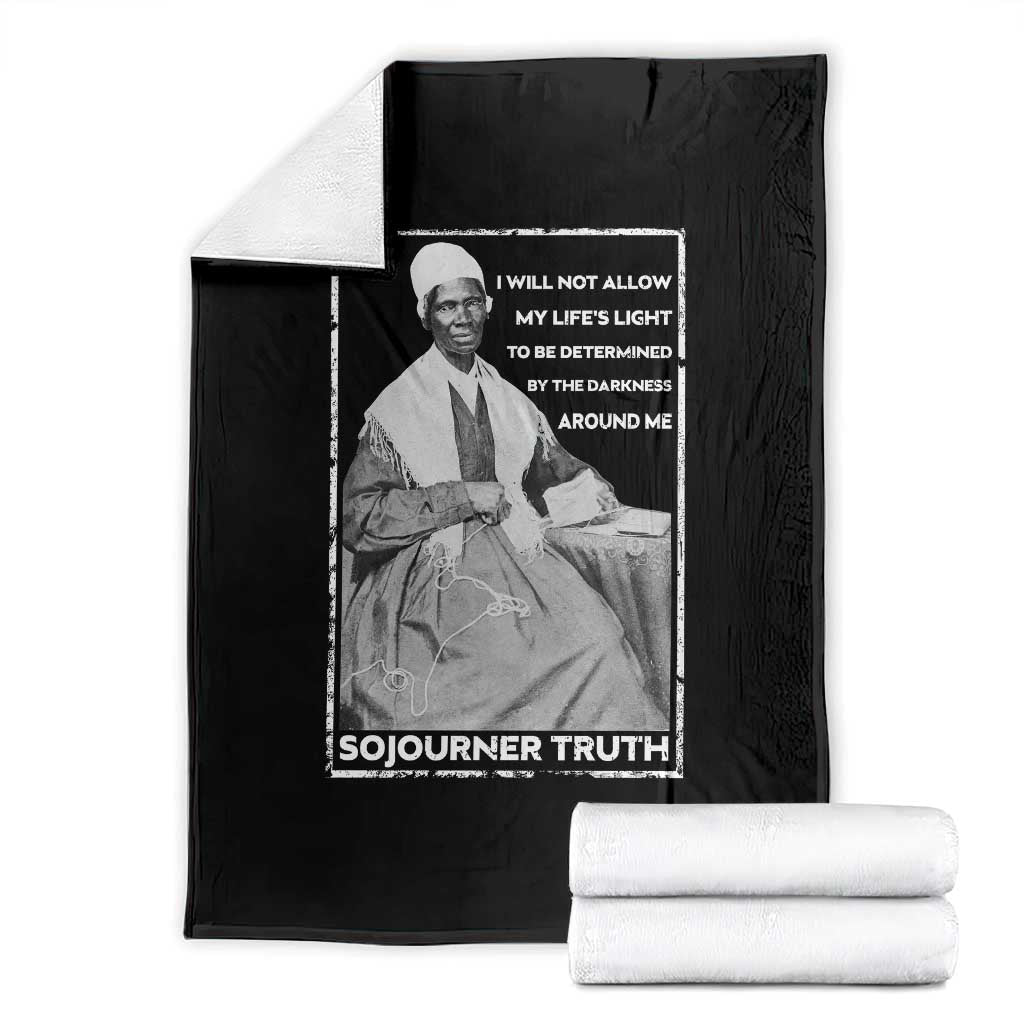 Sojourner Truth Quote Throw Blanket Black History Month Strong Woman