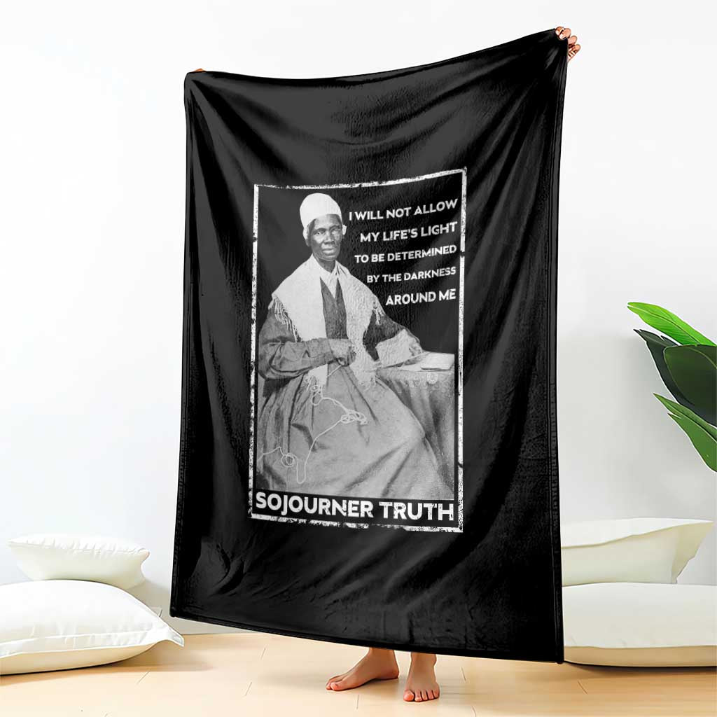 Sojourner Truth Quote Throw Blanket Black History Month Strong Woman