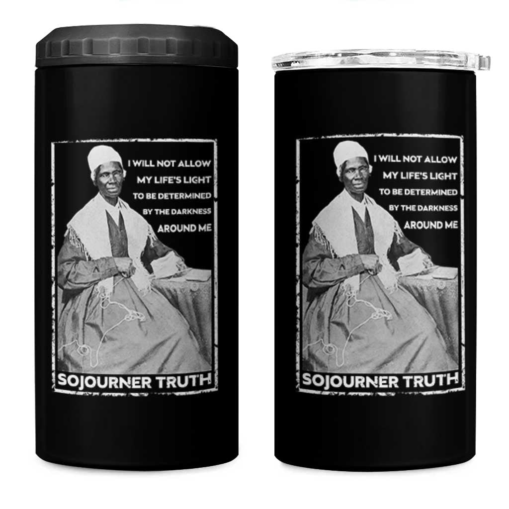 Sojourner Truth Quote 4 in 1 Can Cooler Tumbler Black History Month Strong Woman