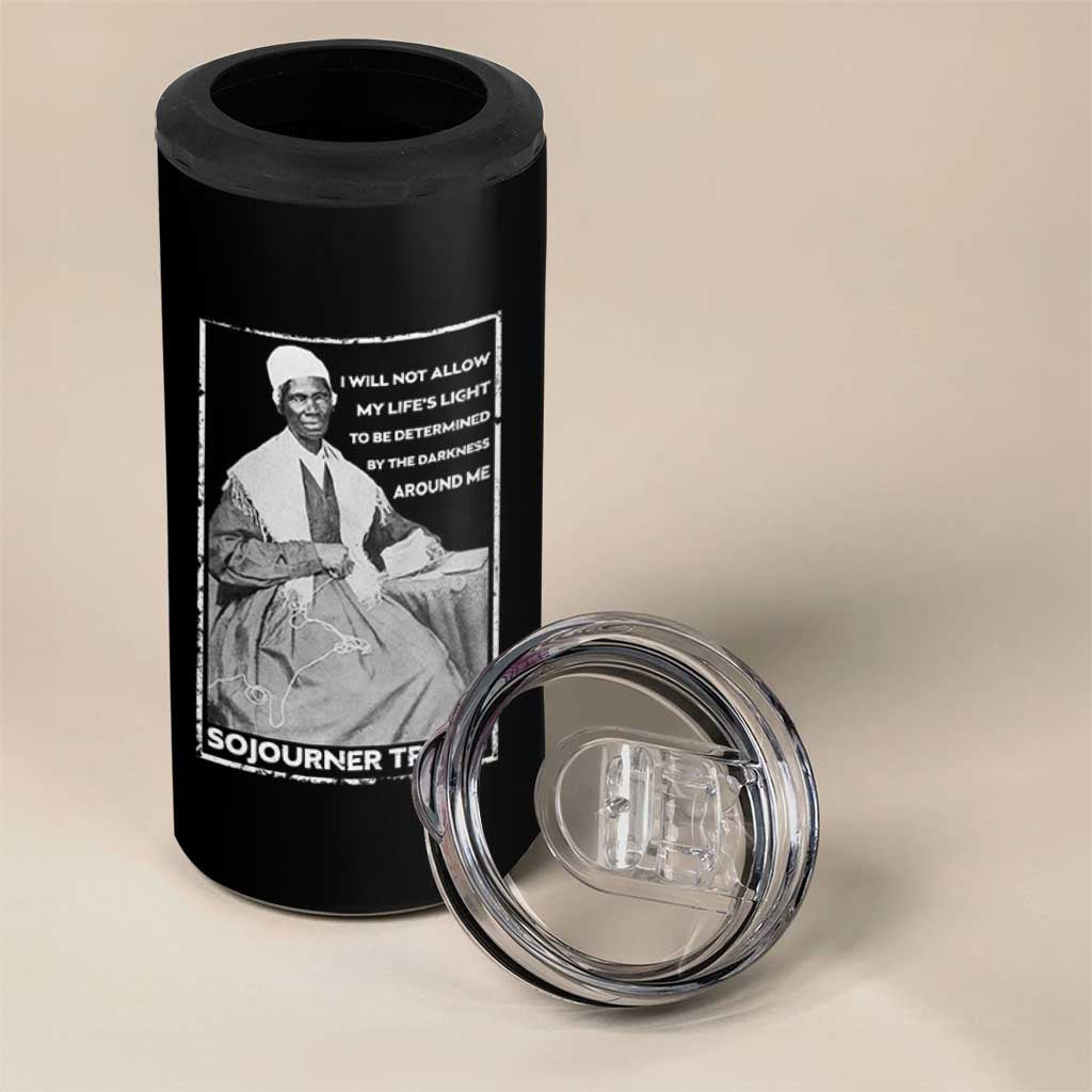 Sojourner Truth Quote 4 in 1 Can Cooler Tumbler Black History Month Strong Woman