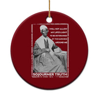 Sojourner Truth Quote Ceramic Ornament Black History Month Strong Woman