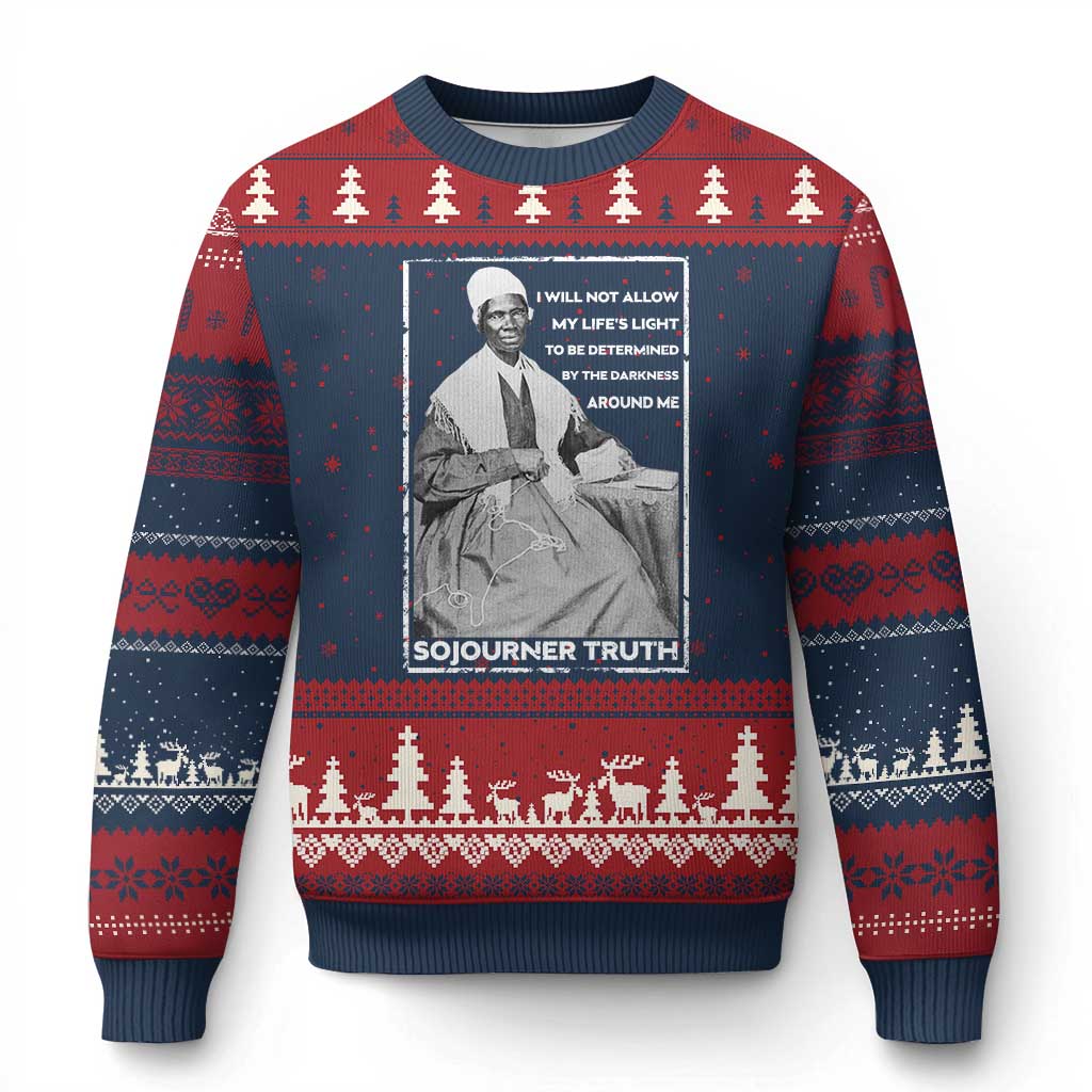 Sojourner Truth Quote Ugly Christmas Sweater Black History Month Strong Woman
