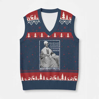 Sojourner Truth Quote V-Neck Knit Sweater Vest Black History Month Strong Woman