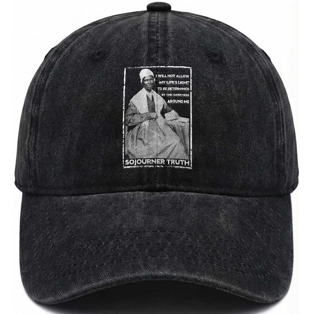 Sojourner Truth Quote Washed Cotton Baseball Cap Black History Month Strong Woman