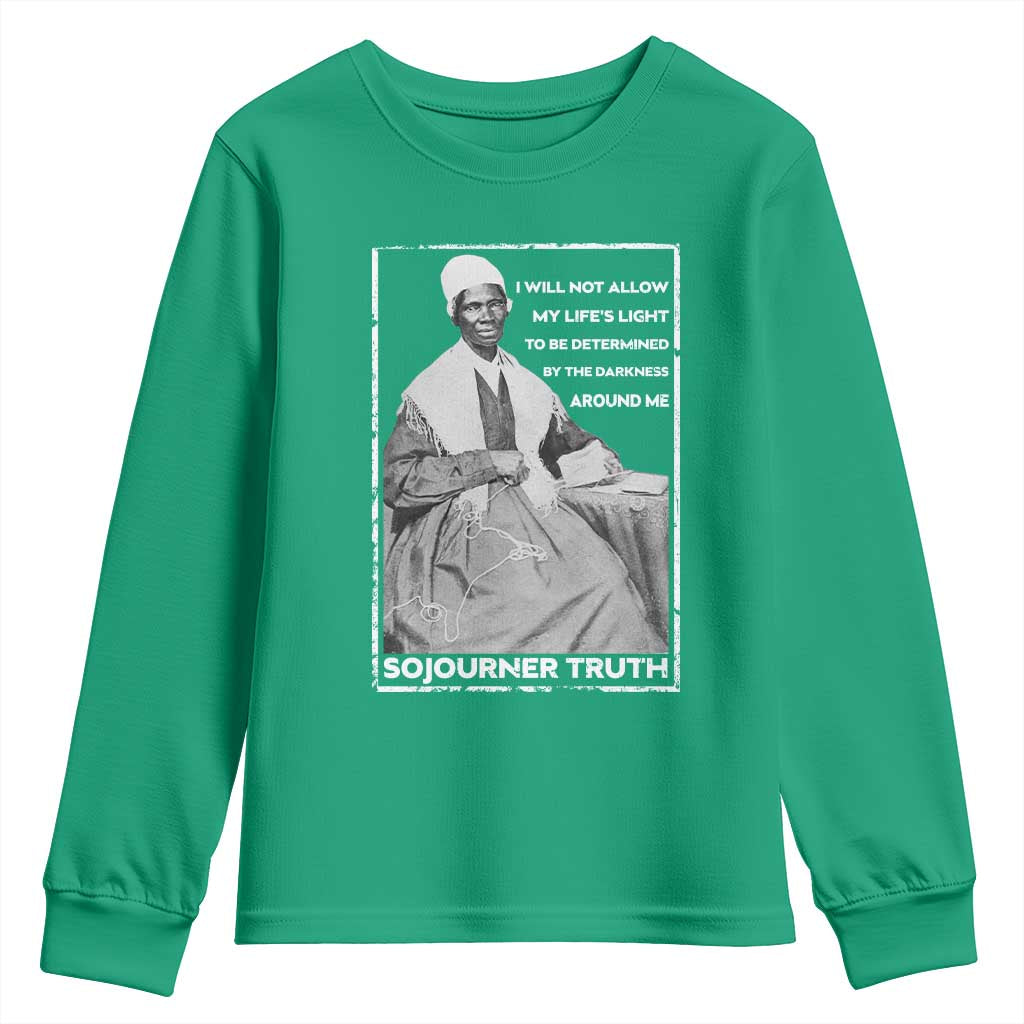 Sojourner Truth Quote Youth Sweatshirt Black History Month Strong Woman