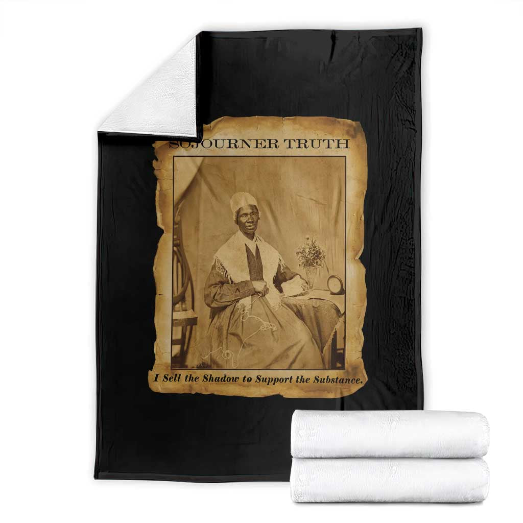 Sojourner Truth Throw Blanket Black Women Quote