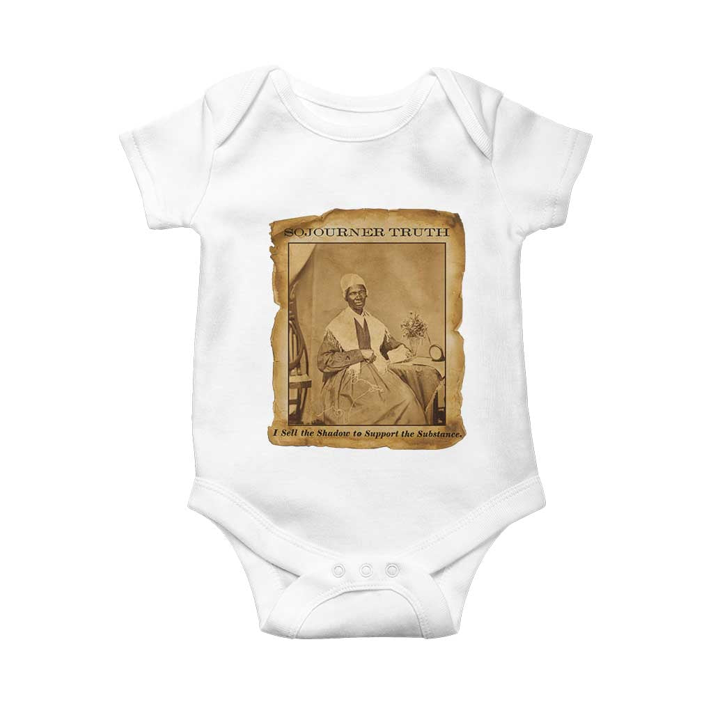 Sojourner Truth Baby Onesie Black Women Quote