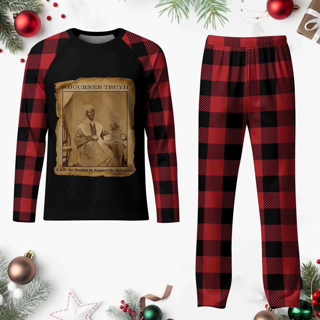 Sojourner Truth Plaid Pajama Set Black Women Quote