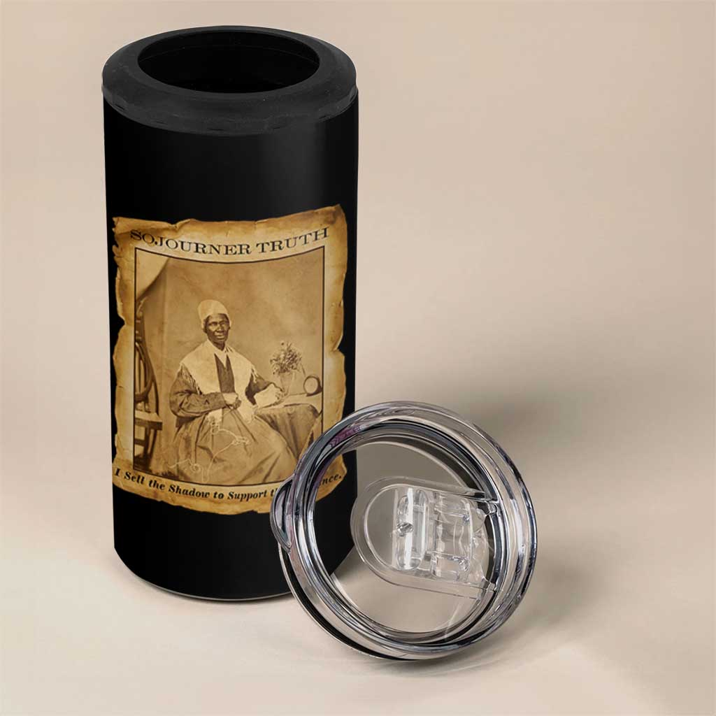 Sojourner Truth 4 in 1 Can Cooler Tumbler Black Women Quote
