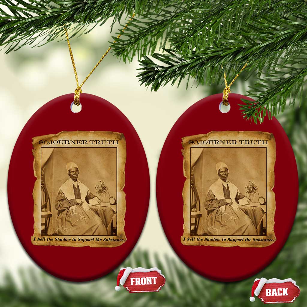 Sojourner Truth Ceramic Ornament Black Women Quote