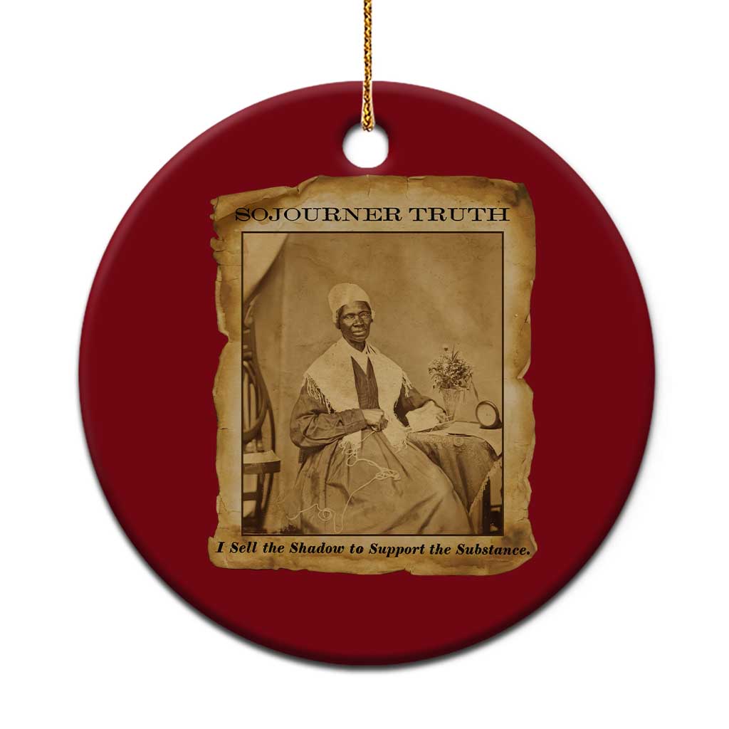 Sojourner Truth Ceramic Ornament Black Women Quote