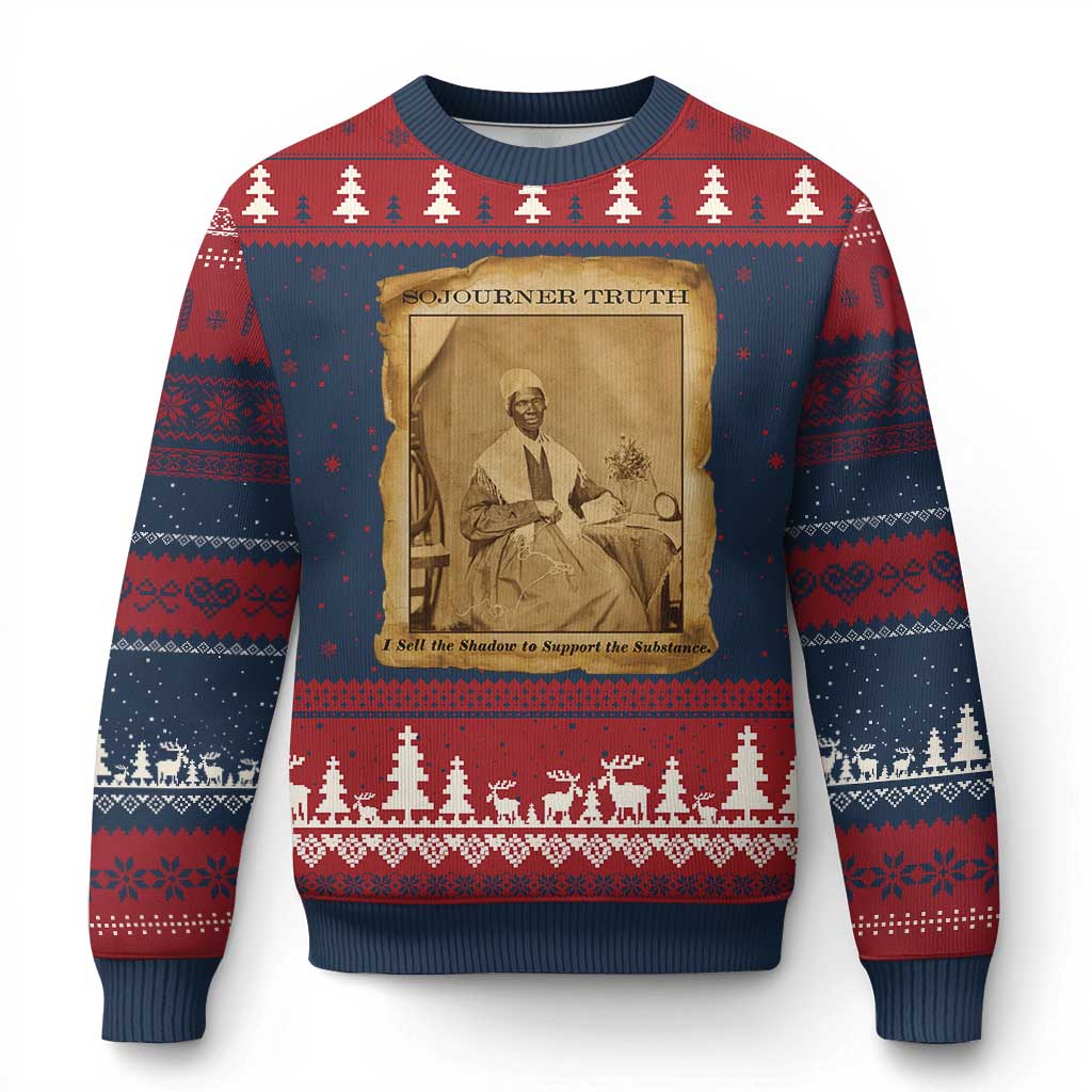 Sojourner Truth Ugly Christmas Sweater Black Women Quote