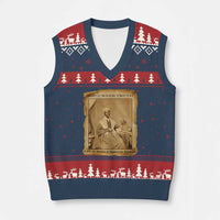 Sojourner Truth V-Neck Knit Sweater Vest Black Women Quote