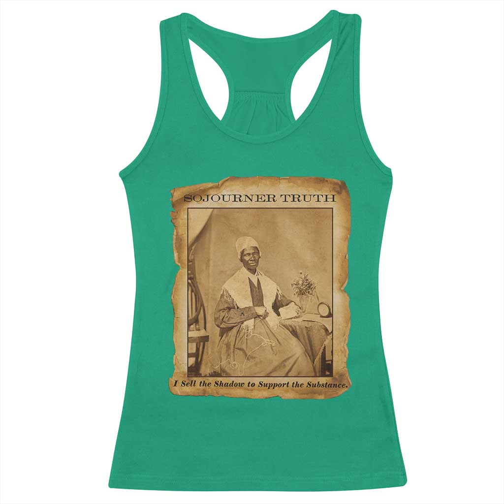 Sojourner Truth Racerback Tank Top Black Women Quote