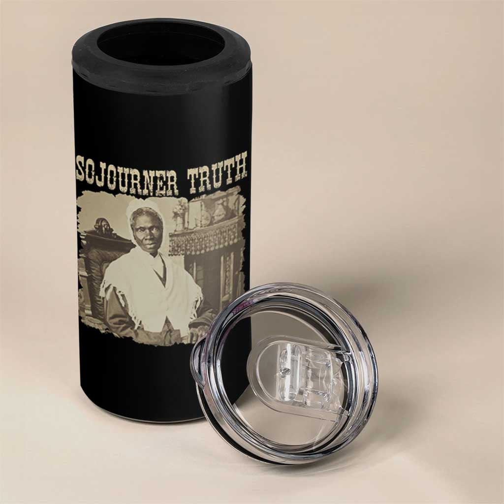 Sojourner Truth 4 in 1 Can Cooler Tumbler African American Historical Hero