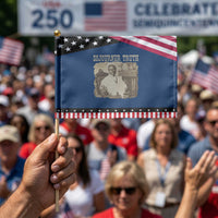 Sojourner Truth Patriotic Handheld Flag African American Historical Hero