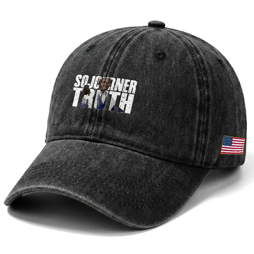 Sojourner Truth Quote Washed Cotton Baseball Cap African American Historical Hero