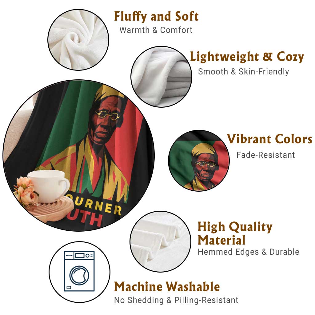 Sojourner Truth Throw Blanket Black History Month