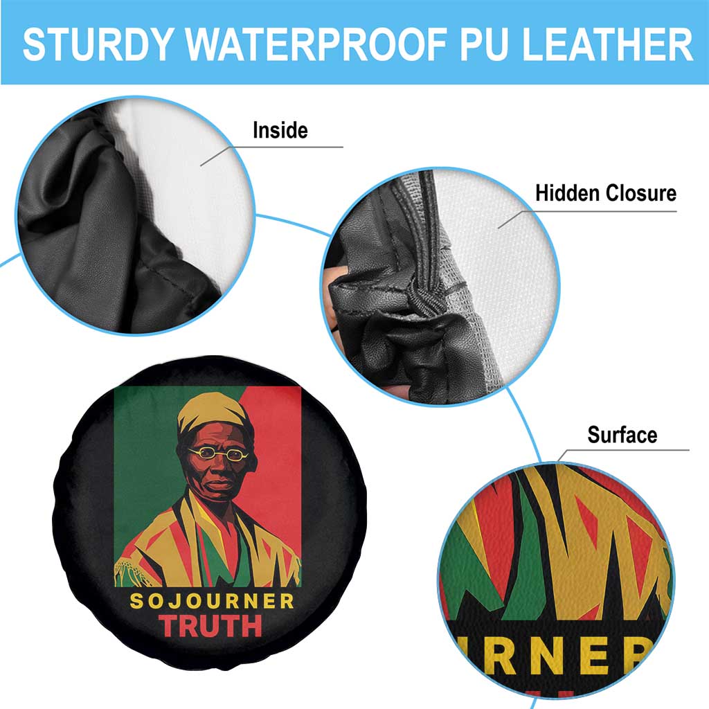 Sojourner Truth Spare Tire Cover Black History Month