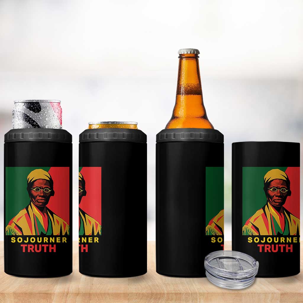 Sojourner Truth 4 in 1 Can Cooler Tumbler Black History Month