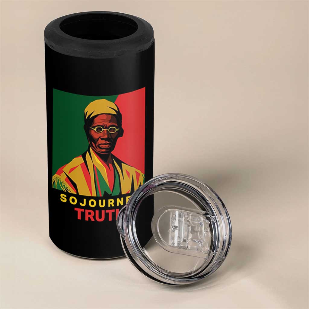 Sojourner Truth 4 in 1 Can Cooler Tumbler Black History Month