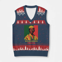 Sojourner Truth V-Neck Knit Sweater Vest Black History Month