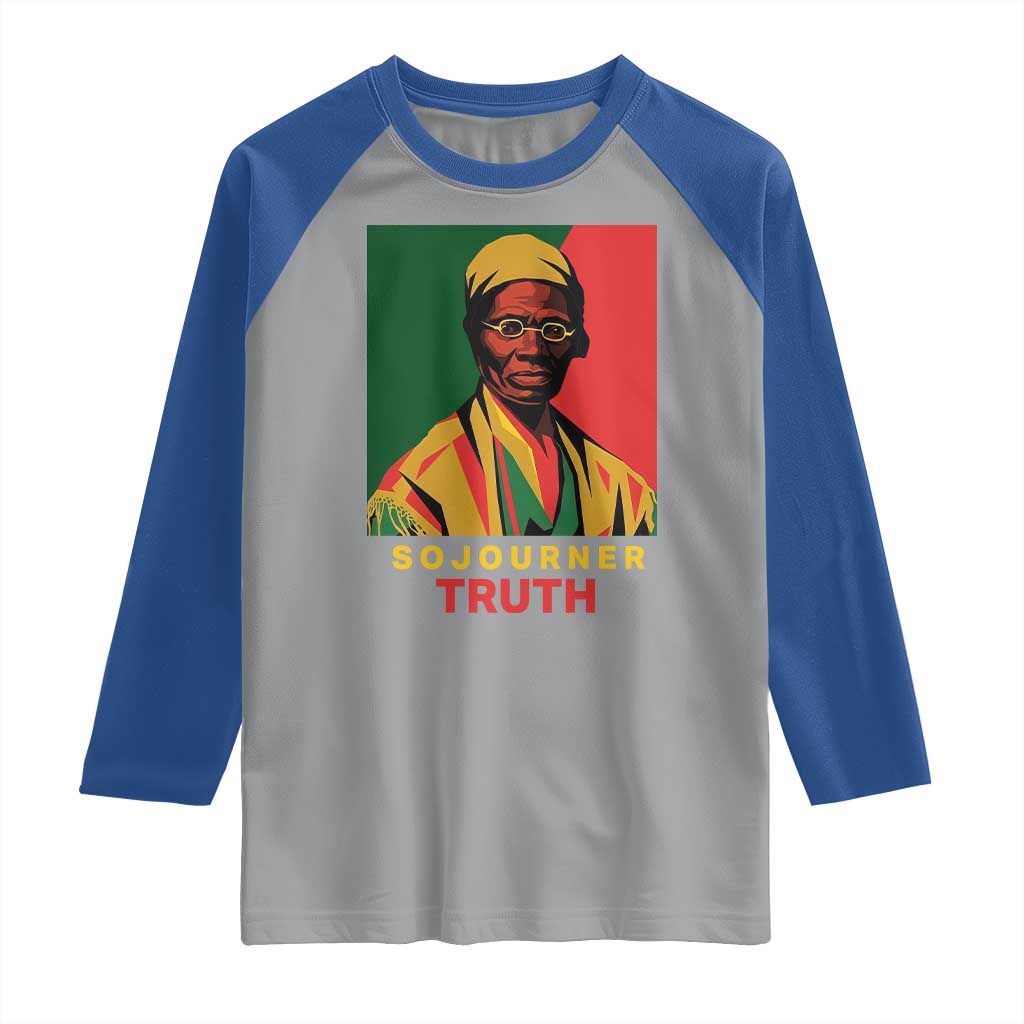 Sojourner Truth Raglan Shirt Black History Month