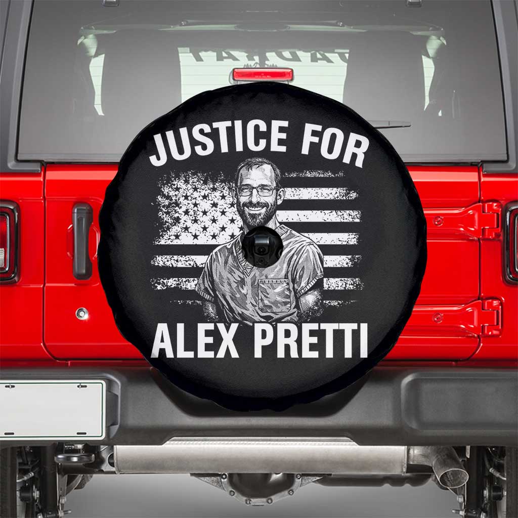 Justices for Alex Pretti Spare Tire Cover Resist Abolish ICE Protest