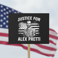 Justices for Alex Pretti Protest Sign Resist Abolish ICE Protest