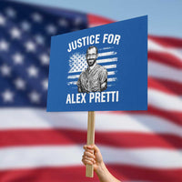 Justices for Alex Pretti Protest Sign Resist Abolish ICE Protest
