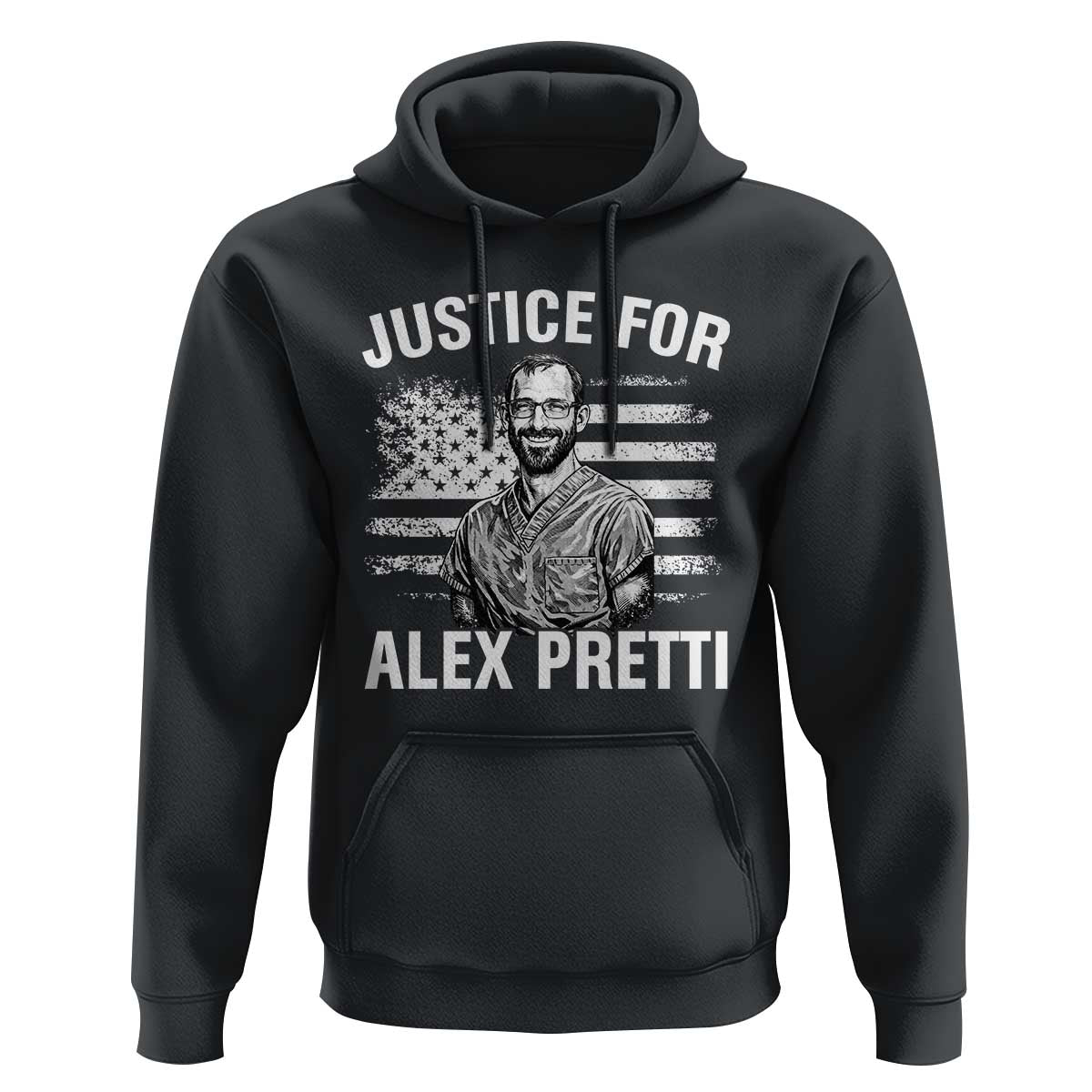 Justices for Alex Pretti Hoodie Resist Abolish ICE Protest