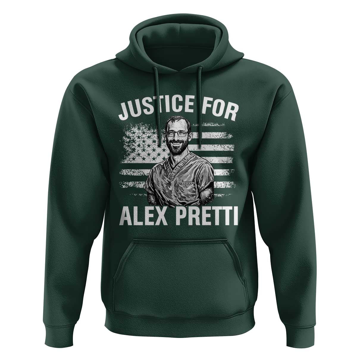 Justices for Alex Pretti Hoodie Resist Abolish ICE Protest