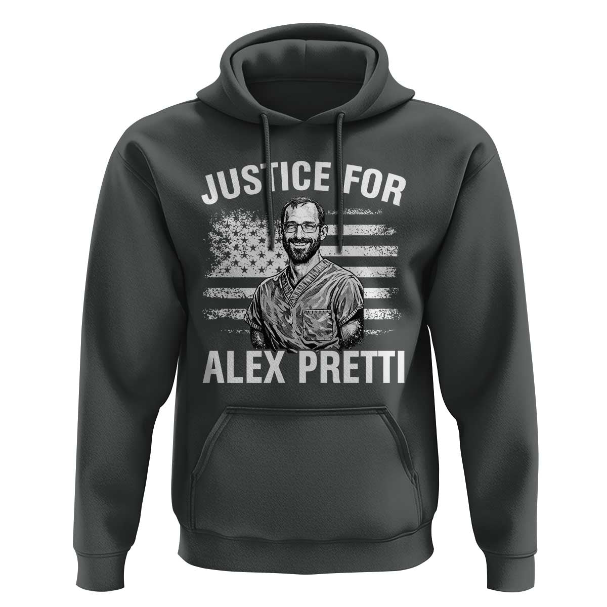 Justices for Alex Pretti Hoodie Resist Abolish ICE Protest