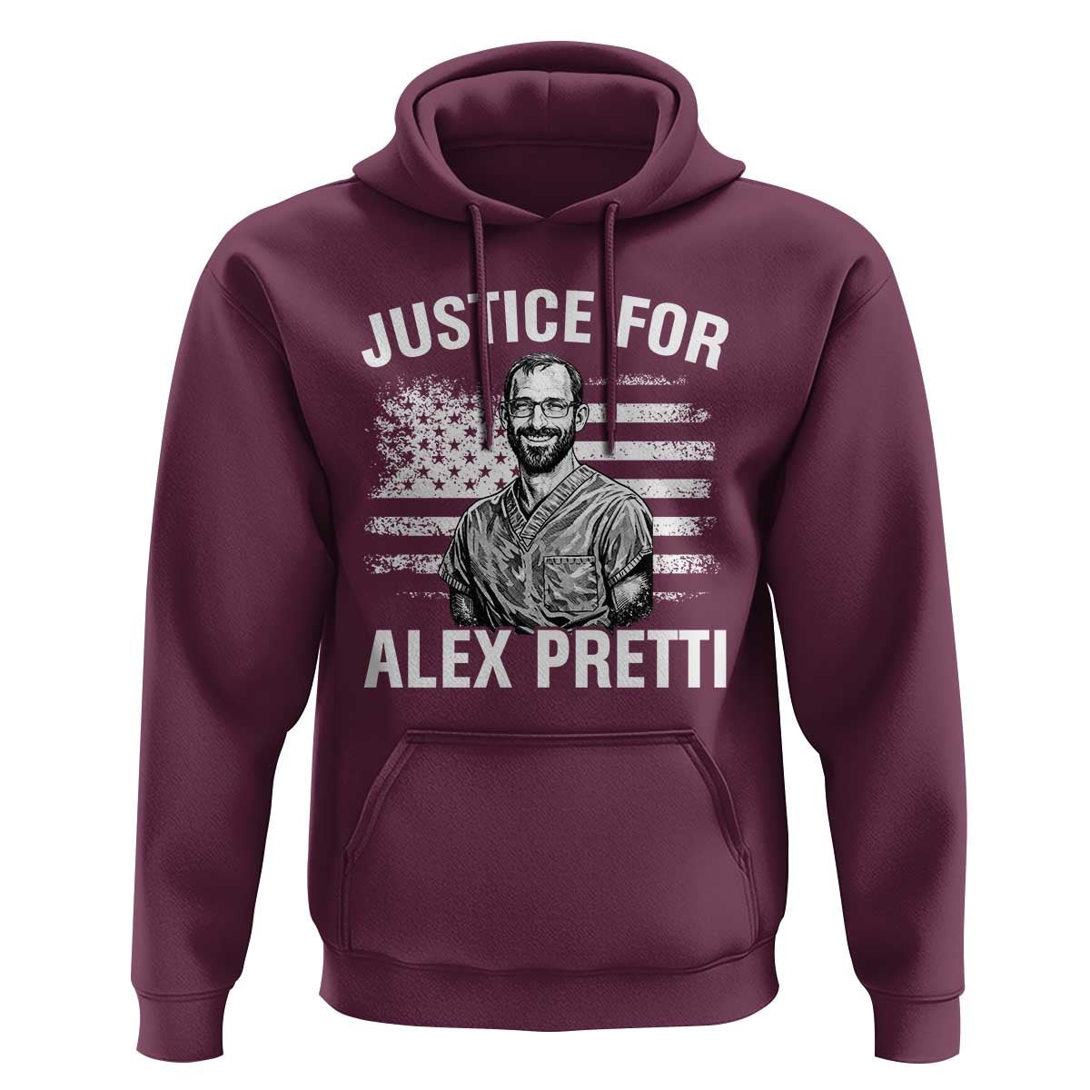 Justices for Alex Pretti Hoodie Resist Abolish ICE Protest