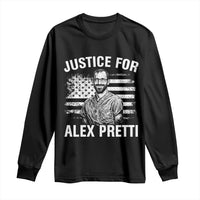 Justices for Alex Pretti Long Sleeve Shirt Resist Abolish ICE Protest