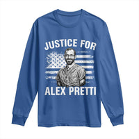 Justices for Alex Pretti Long Sleeve Shirt Resist Abolish ICE Protest