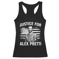 Justices for Alex Pretti Racerback Tank Top Resist Abolish ICE Protest