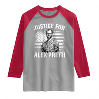 Justices for Alex Pretti Raglan Shirt Resist Abolish ICE Protest