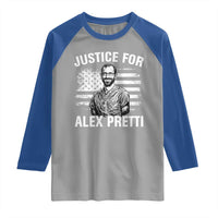 Justices for Alex Pretti Raglan Shirt Resist Abolish ICE Protest