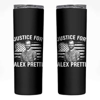 Justices for Alex Pretti Skinny Tumbler Resist Abolish ICE Protest