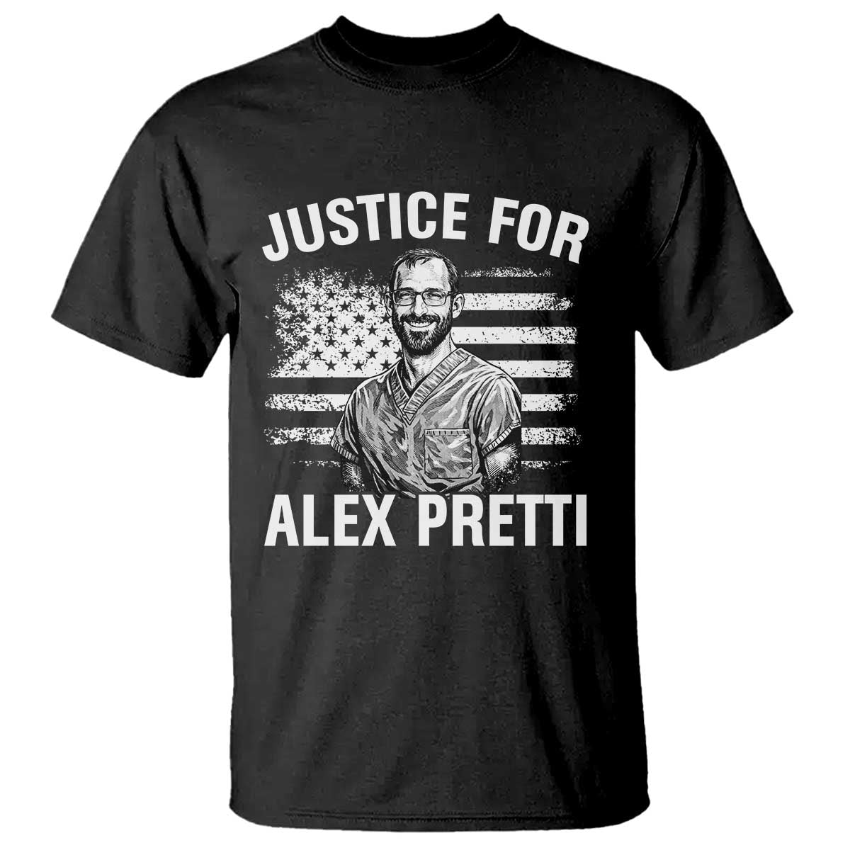 Justices for Alex Pretti T Shirt Resist Abolish ICE Protest